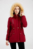 Winter Coat Detachable Hooded Feece Jacket Women