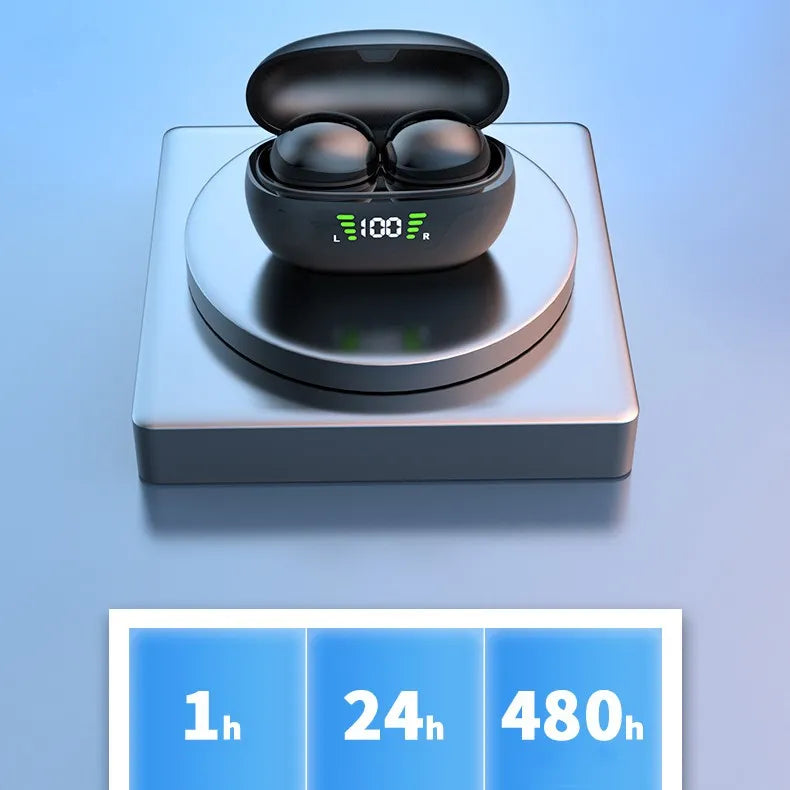 Wireless Ear Clip Bluetooth Headset TWS Comfortable Wear Not In-Ear Sports Wireless Bone Conduction 5.3 Bluetooth Headset