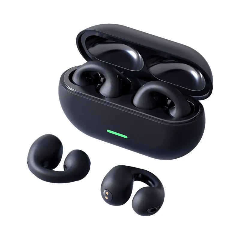 Wireless Ear Clip Bluetooth Headset TWS Comfortable Wear Not In-Ear Sports Wireless Bone Conduction 5.3 Bluetooth Headset