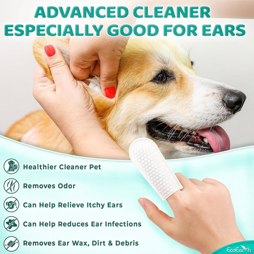 Disposable Pet Cleaning Products Teeth Cleaning Wipes Ear Care Fingertips Ear Mite Removal Cat And Dog Ear Cleaning Pet Products