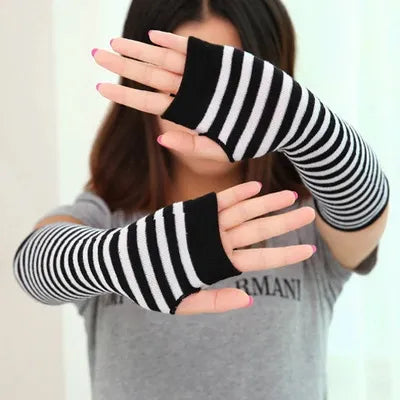 Leaky fingerless half finger glove socks
