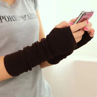 Leaky fingerless half finger glove socks