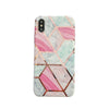 Galvanized marble mobile phone case
