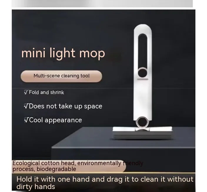 Mini Mops Floor Cleaning Sponge Squeeze Mop Household Cleaning Tools Home Car Portable Wiper Glass Screen Desk Cleaner Mop