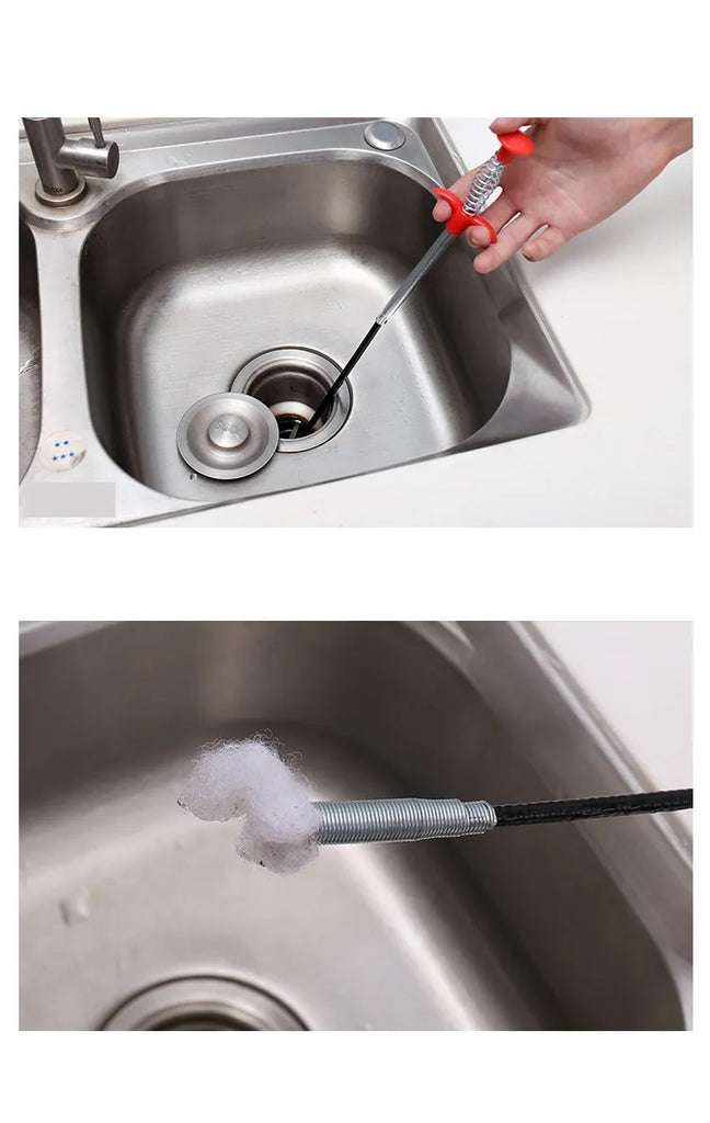 60CM Sewer Dredger Spring Pipe Dredging Tool Household Hair Cleaner Drain Clog Remover Cleaning Tools