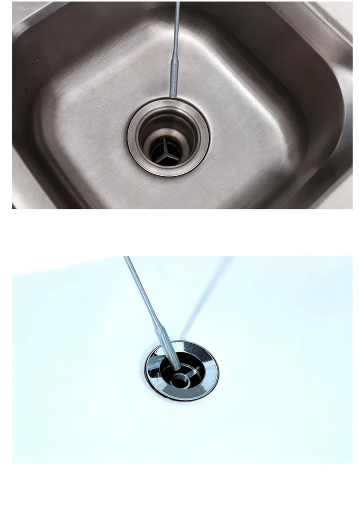 60CM Sewer Dredger Spring Pipe Dredging Tool Household Hair Cleaner Drain Clog Remover Cleaning Tools