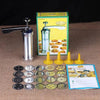 Cookie Press Gun And Icing Set Alloy Churro Maker Cookie Maker With 10 Discs 20 Discs 4 Pastry Tip Biscuit Mold