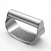 Upgraded Stainless Steel Garlic Press Squeezer Manual Garlic Ginger Rocker Crusher Garlic Cutting