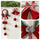 Exquisite Christmas Shop Windows Tree Hanging Decorations Ornaments Festival Party Atmosphere Decoration Props Christmas Bells