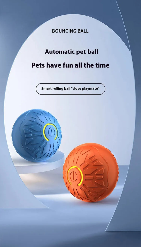 Pets Electric Jumping Ball Automatic Dog-teasing Luminous Pet Products Pets Dogs Training Products Ball Toys For Dogs Resistance