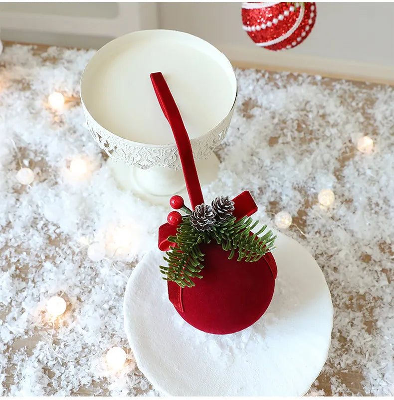 Exquisite Christmas Shop Windows Tree Hanging Decorations Ornaments Festival Party Atmosphere Decoration Props Christmas Bells