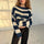 Loose Striped Pullover Sweater Fashion Versatile Long-sleeved Knitted Tops For Women Clothing