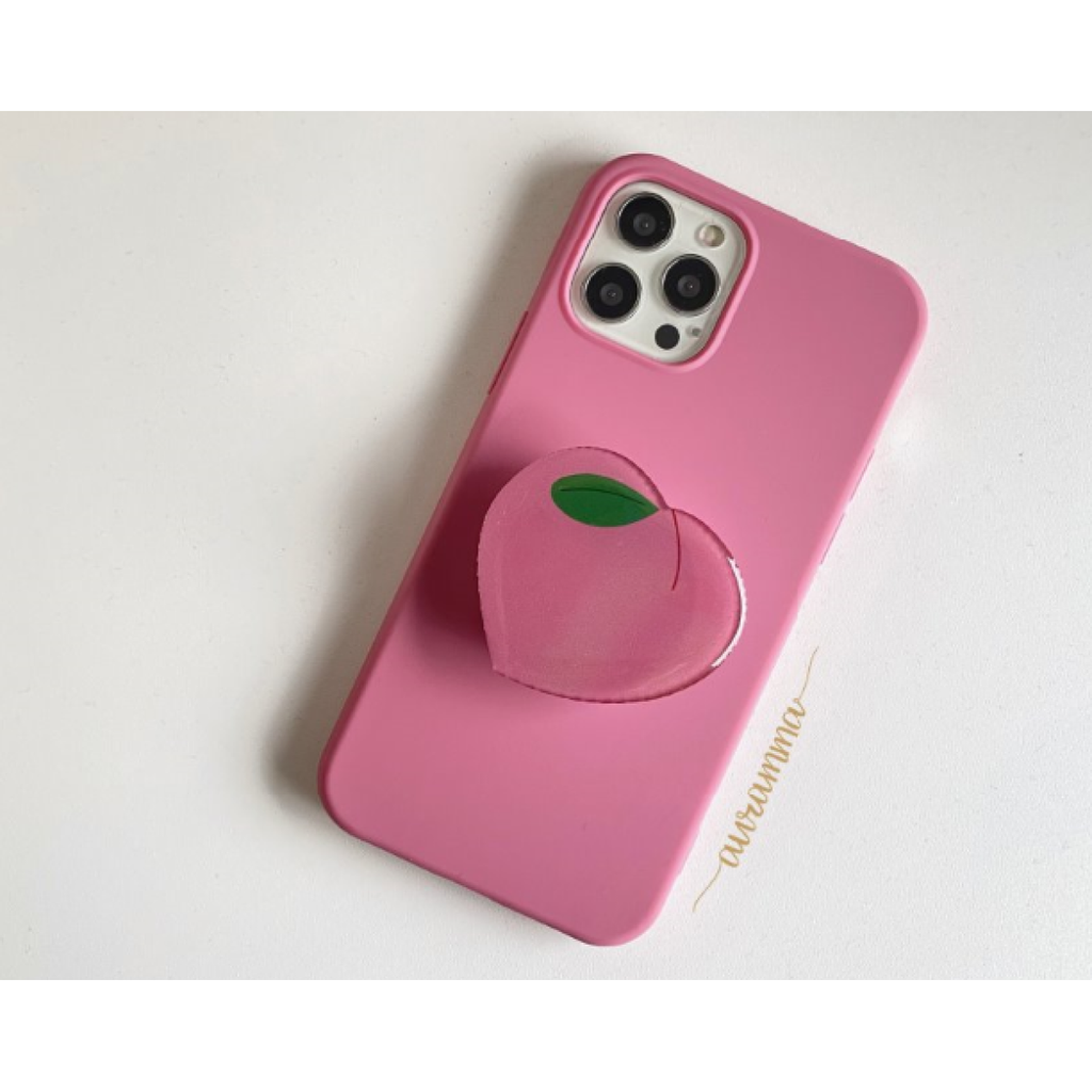 Peach Stand For Mobile Phone Case