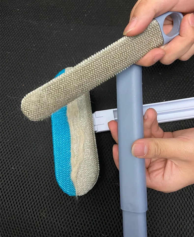 4 In 1 Multifunctional Hair Removal Brush Pet Dog Cat Hair Cleaner Brush Cat Hair Remover Window Screen Cleaning Tool Gadgets