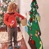 DIY Felt Christmas Tree Set for Kids – Hanging Xmas Tree with Removable Ornaments