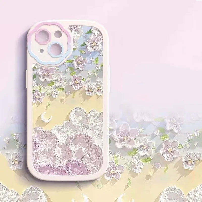 Oil Painting Flower Mobile Phone Protective Case