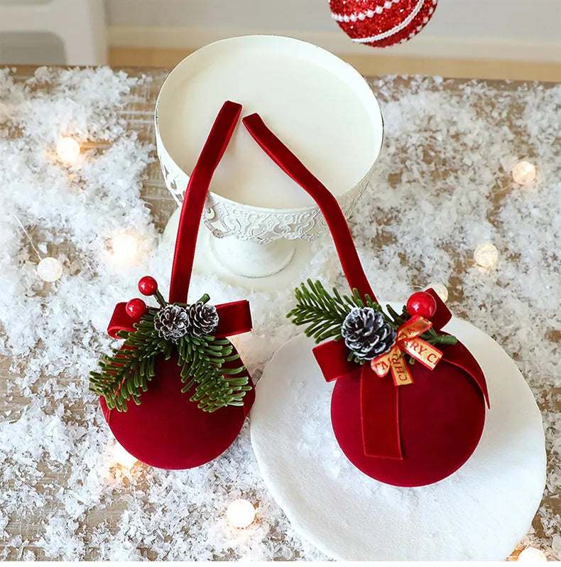 Exquisite Christmas Shop Windows Tree Hanging Decorations Ornaments Festival Party Atmosphere Decoration Props Christmas Bells