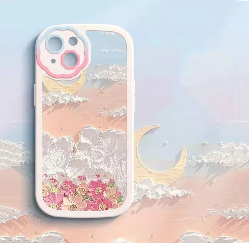 Oil Painting Flower Mobile Phone Protective Case