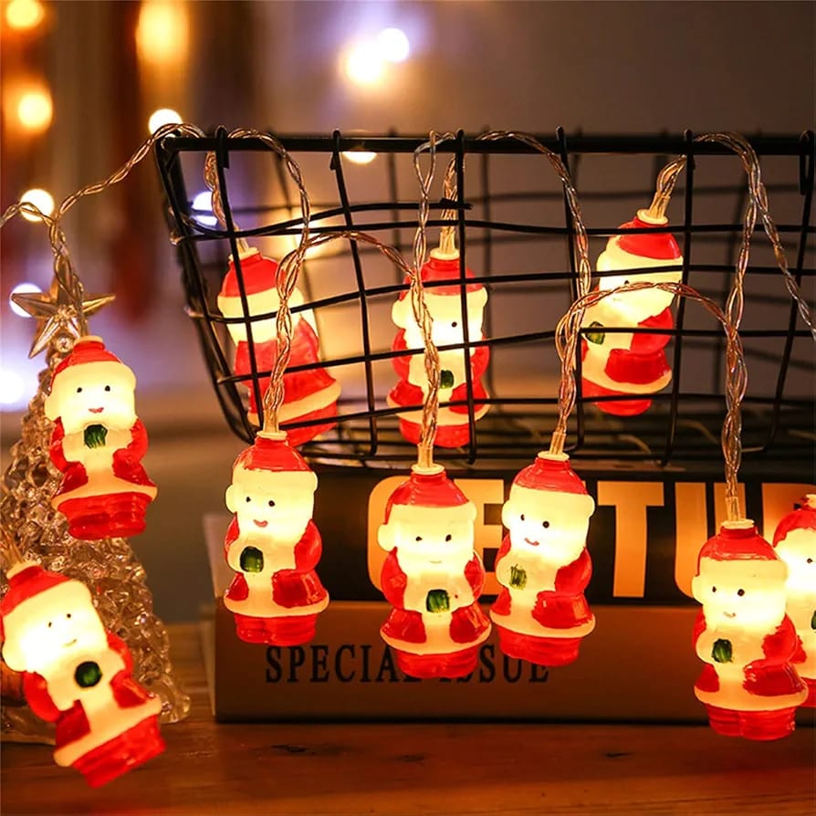 Snowman Fairy Lights – 2m LED Christmas String Lights