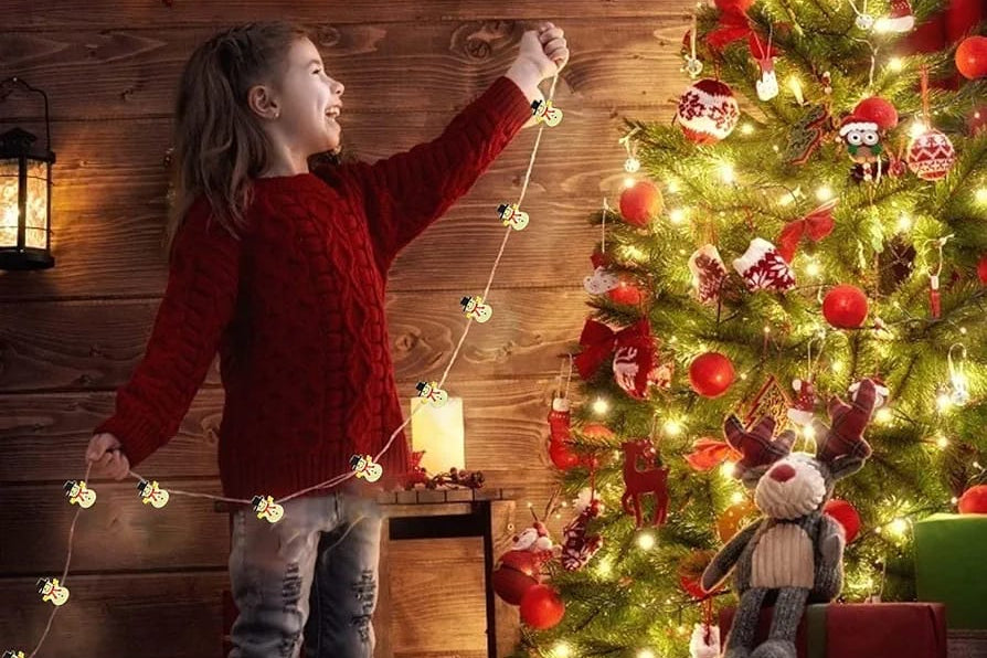 Snowman Fairy Lights – 2m LED Christmas String Lights
