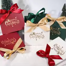 Sets Of Christmas High-End Merry Christmas Gift Boxes, Multi-Color Christmas Decoration Gift Packaging Boxes