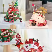 Christmas Plastic Train Merry Christmas Decorations for Home