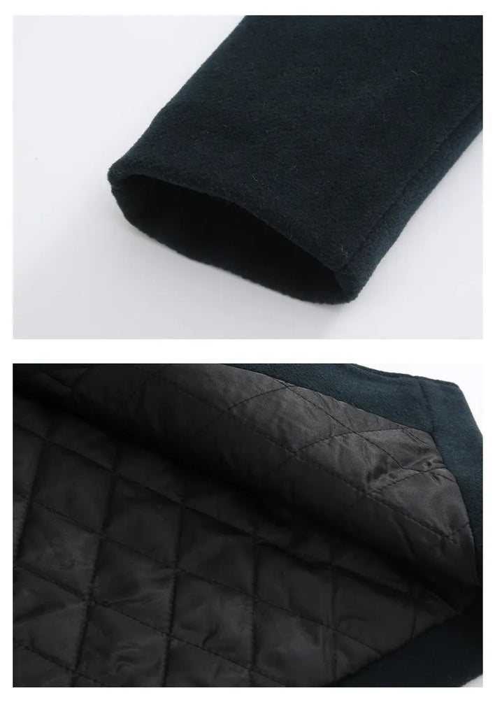 New Graphene-design Cotton Coat Winter Warm Thickened Fleece Jacket Fashion Casual Mens Clothing
