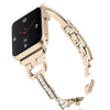 Compatible with Apple, Compatible with Apple , IWatch Smart Watch 12345 D-shaped Metal Diamond Strap