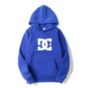 DC Letter Men's Hoodie Men's and Women's Fashion Simple Long Sleeve Sweatshirt Autumn and Winter Street Trend Large Gym Hoodie