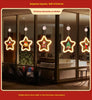 Christmas Pendant Decoration Christmas Atmosphere Led Lights Led Christmas Star Light Decoration For Window Door For Holiday