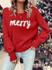 Knitted Women’s Crew Neck Sweater – Loose Fit Pullover Jumper, Elegant Warm Winter & Christmas Trendy Sweater