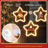Christmas Pendant Decoration Christmas Atmosphere Led Lights Led Christmas Star Light Decoration For Window Door For Holiday