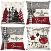 🎄✨ 45cm Christmas Cushion Cover – Festive Pillowcase for Holiday Home Décor