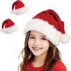 Christmas Santa Hat Xmas Long Plush Holiday Red Hat For Adults And Kids Unisex 2025 New Year Festive Party Supplies Gifts