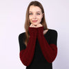 Twist Knit Warm Fingerless Sleeve Arm Cover